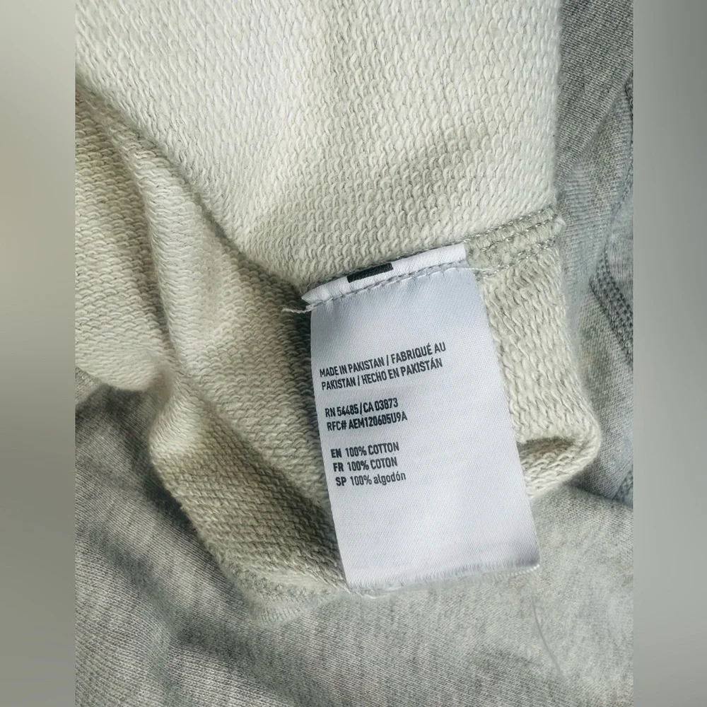 American Eagle Outfitters Gray Hoodie with Blue Graphic